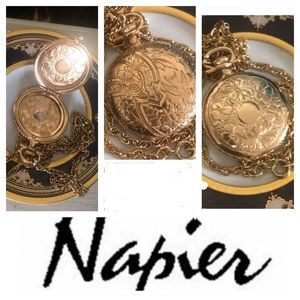 Vintage NAPIER Locket Necklace